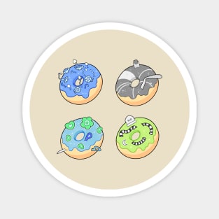 Halloween movie donuts Magnet